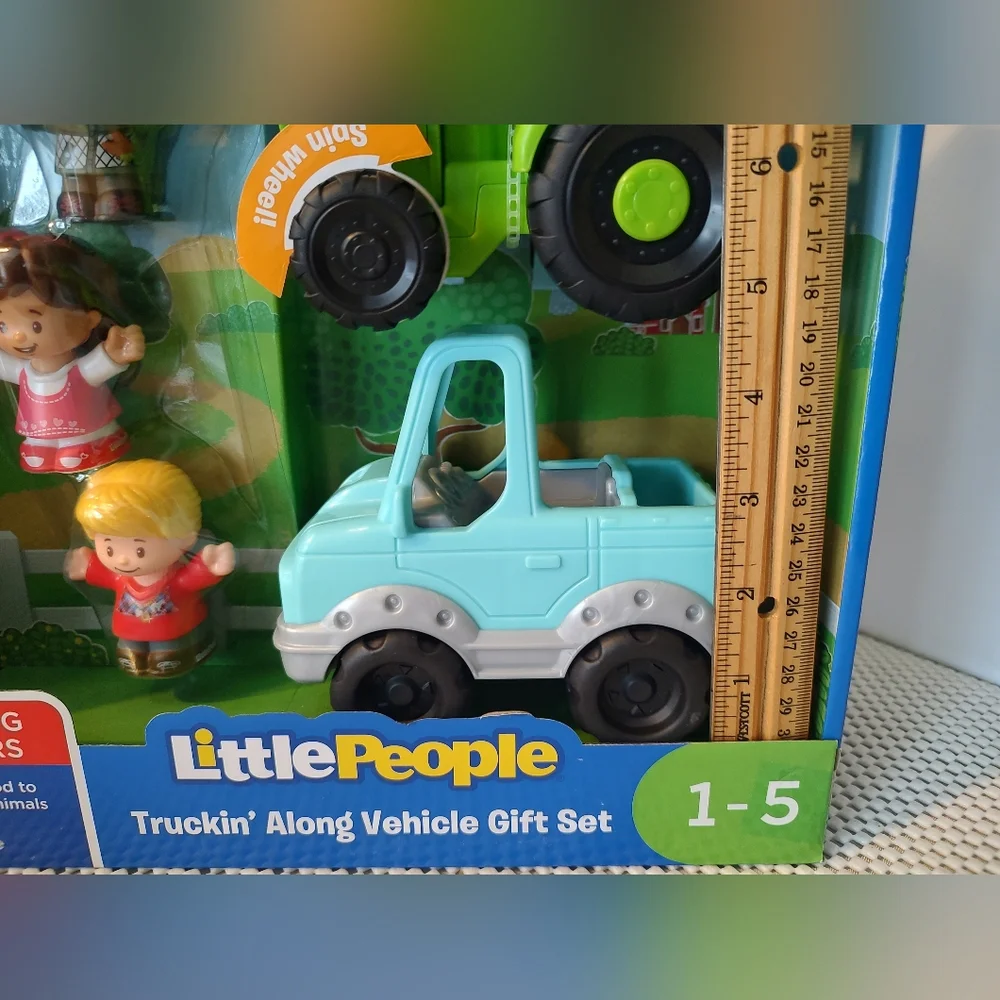 Little People Truckin' Along Vehicle Gift Set NWT Fisher Price